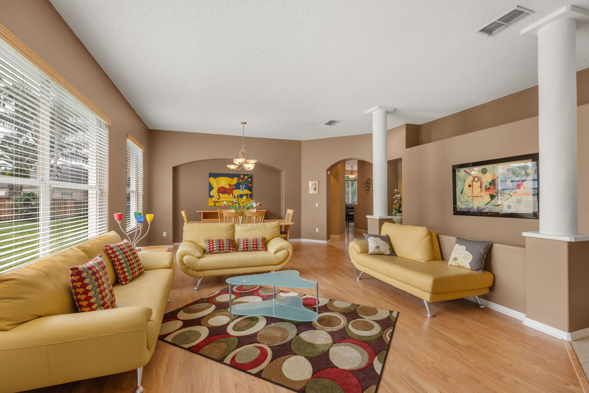 Living room at 472 Dewars Court